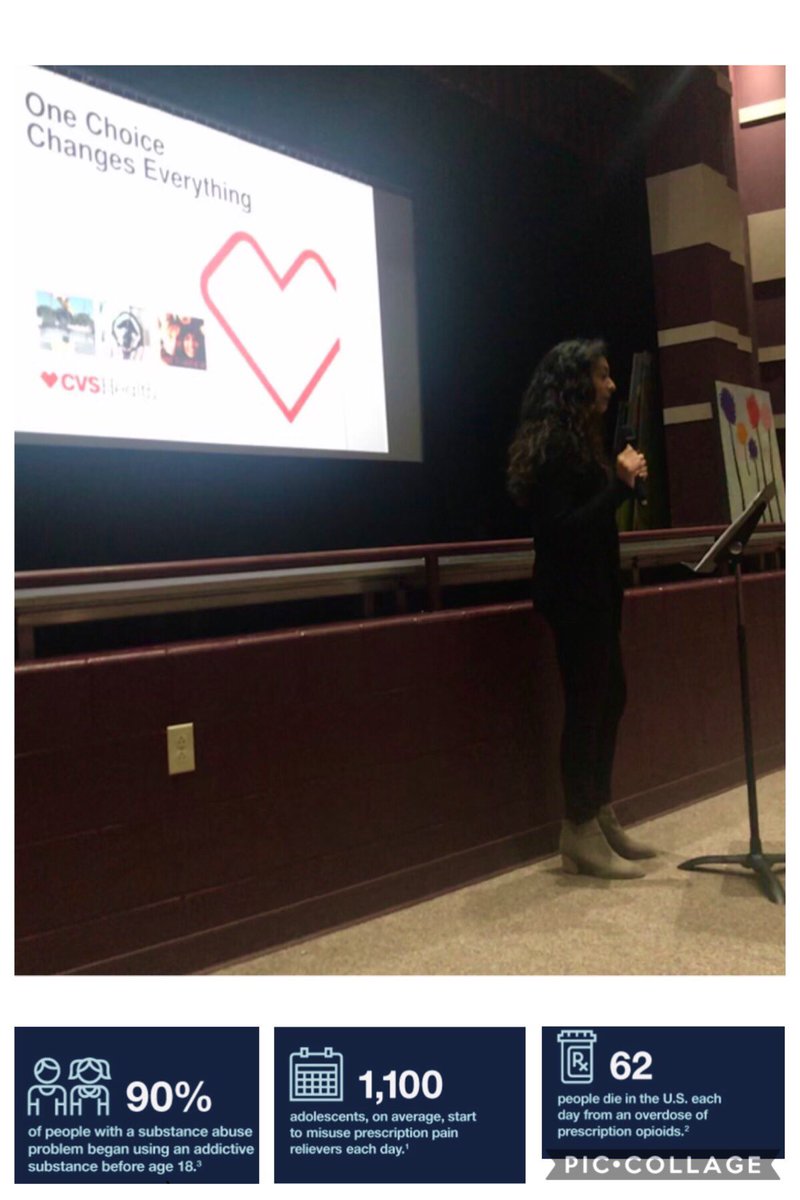Attended a Pharmacists Teach One Choice presentation given by @_shefali in North Fond du Lac, WI.  Enjoyed getting into the community to help educate the youth on the dangers of opioid abuse and misuse.  #onechoice #opioidepidemic #educateandempoweryouth