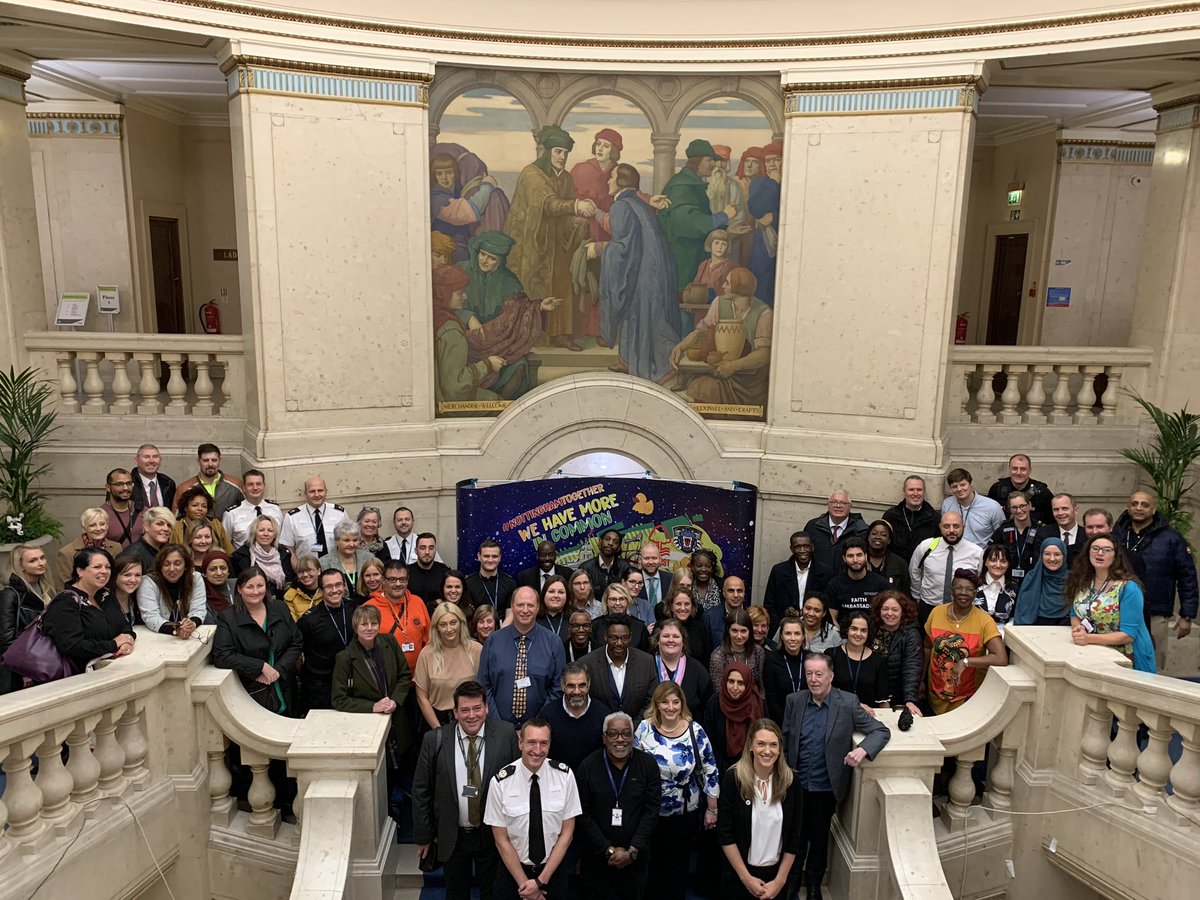 #HappyFriday City leaders gathered with residents &amp; community groups on Monday to tackle #HateCrime &amp; celebrate #NottinghamTogether - We have more in common! #HCAW19