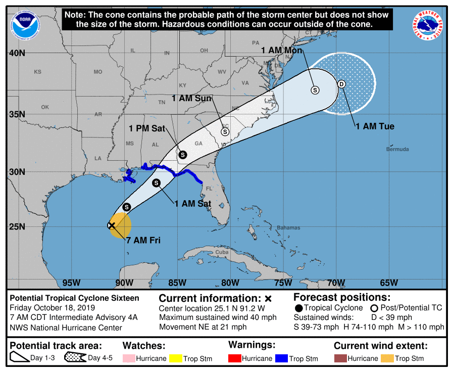ContactRelief's tweet photo. Tropical Storm Nestor expected to make landfall in Florida on Saturday. Does your consumer contact operation know where and when to suspend contact with consumers during the storm?  Let the experts at ContactRelief show you how easy it can be.
#hurricanes https://t.co/iFzMPkJLPA