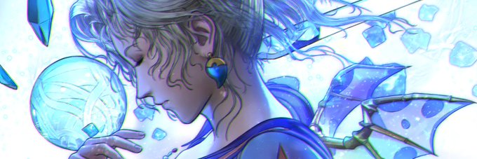 「crescent earrings」 illustration images(Oldest｜RT&Fav:50)