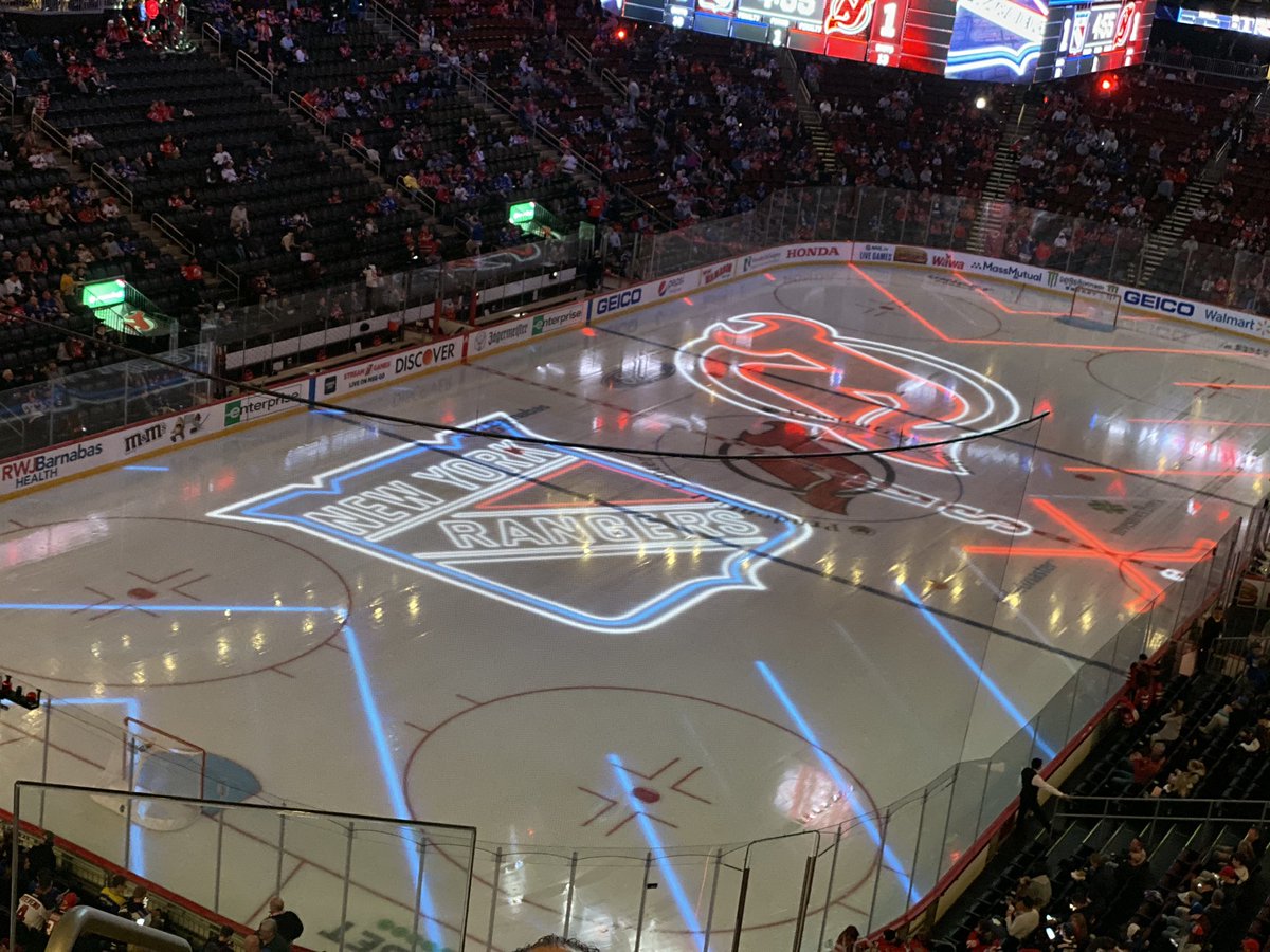 JohnCerilli's tweet photo. #Hockey night in #Newark last night with fellow #Marvelite, @mbuckweitz. Unfortunately, his #Devils posted their first win of the season at the hands of my #NYRangers by a score of 5-2. Always a fun time at the #PrudentialCenter, though. #NYR #LGR #NHL 🏒 🥅 https://t.co/ou735Y8AXM