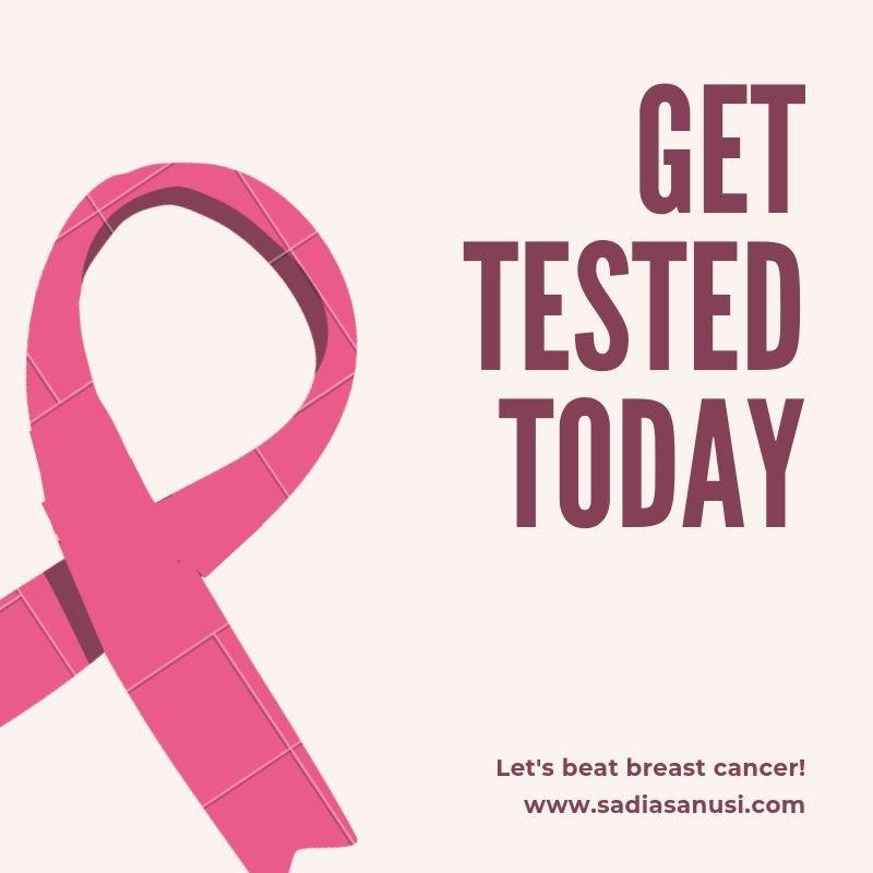 Saadiasanusi's tweet photo. As a brand that deals mostly with women needs
We are passionate about your health ladies
It’s Breast Cancer awareness month and we entreat you all to get your breasts checked!
My honorable Men you also need to get checked.
The Brand Sadia Sanusi supports this cause. #PinkOctober https://t.co/gzcn2ORjVs