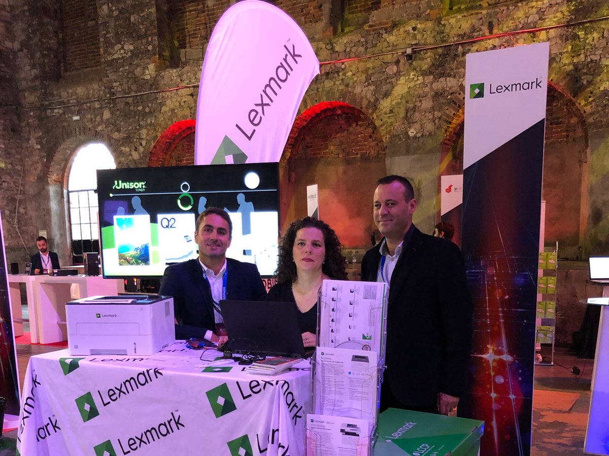 LexmarkPortugal's tweet photo. Hoje estamos no evento da @jpdi_pt para mostrar as novas impressoras e MFP série 2 e 3 da Lexmark. Compactas, seguras e fáceis de utilizar. #LexmarkGoLine https://t.co/I9sBFXR9Go