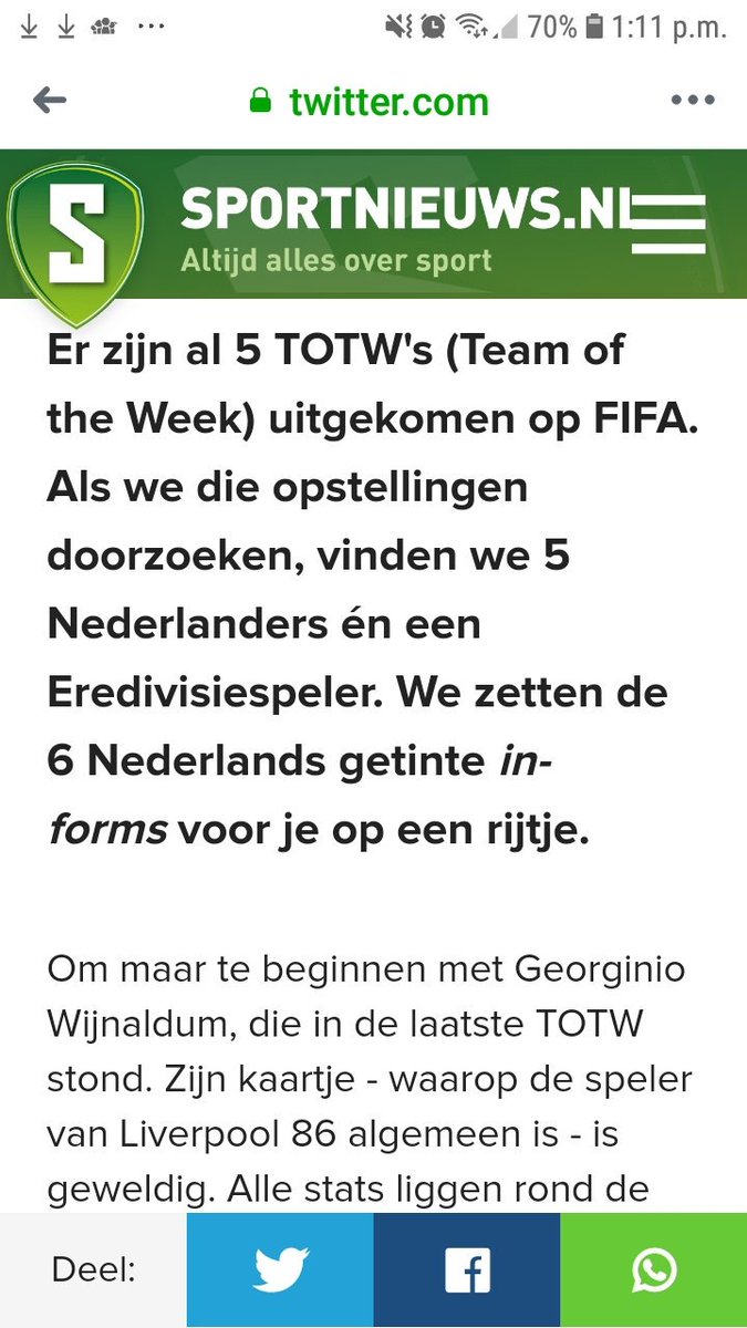 huh? We zijn bezig met alle vormen van gelijkheidsbeginselen maar #sportnieuws.nl gaat specifieke lijstjes maken over hoe goed onze #getinte #voetbalsterren zijn. #nietgekvooreenkleurling