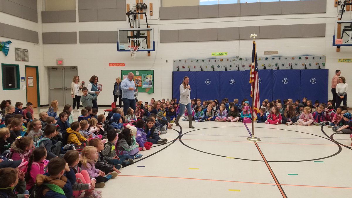 Mrs. McClure and Mr. Warnemunde teaming up to model positive attitude at Respect circle.  Meeting a challenge with a positive attitude opens up your mind to endless possibilities.<a href="/PembrokeElemen1/">Pembroke Elementary</a> @MDZLeadership @bpslearners