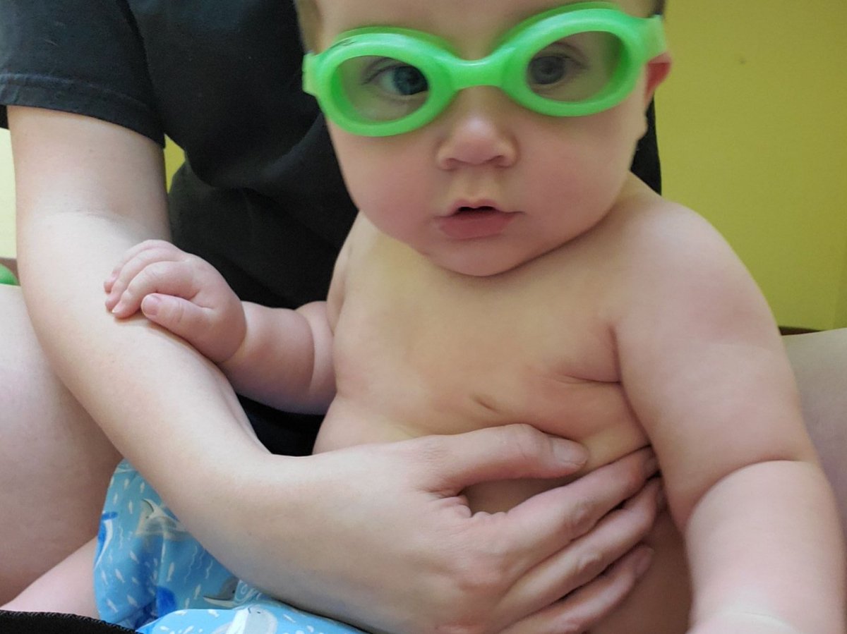 sincerelylexii's tweet photo. @nickcarter If you think my chunky boy in his swim glasses are cute then you should follow me ;) https://t.co/dfdANahwsm