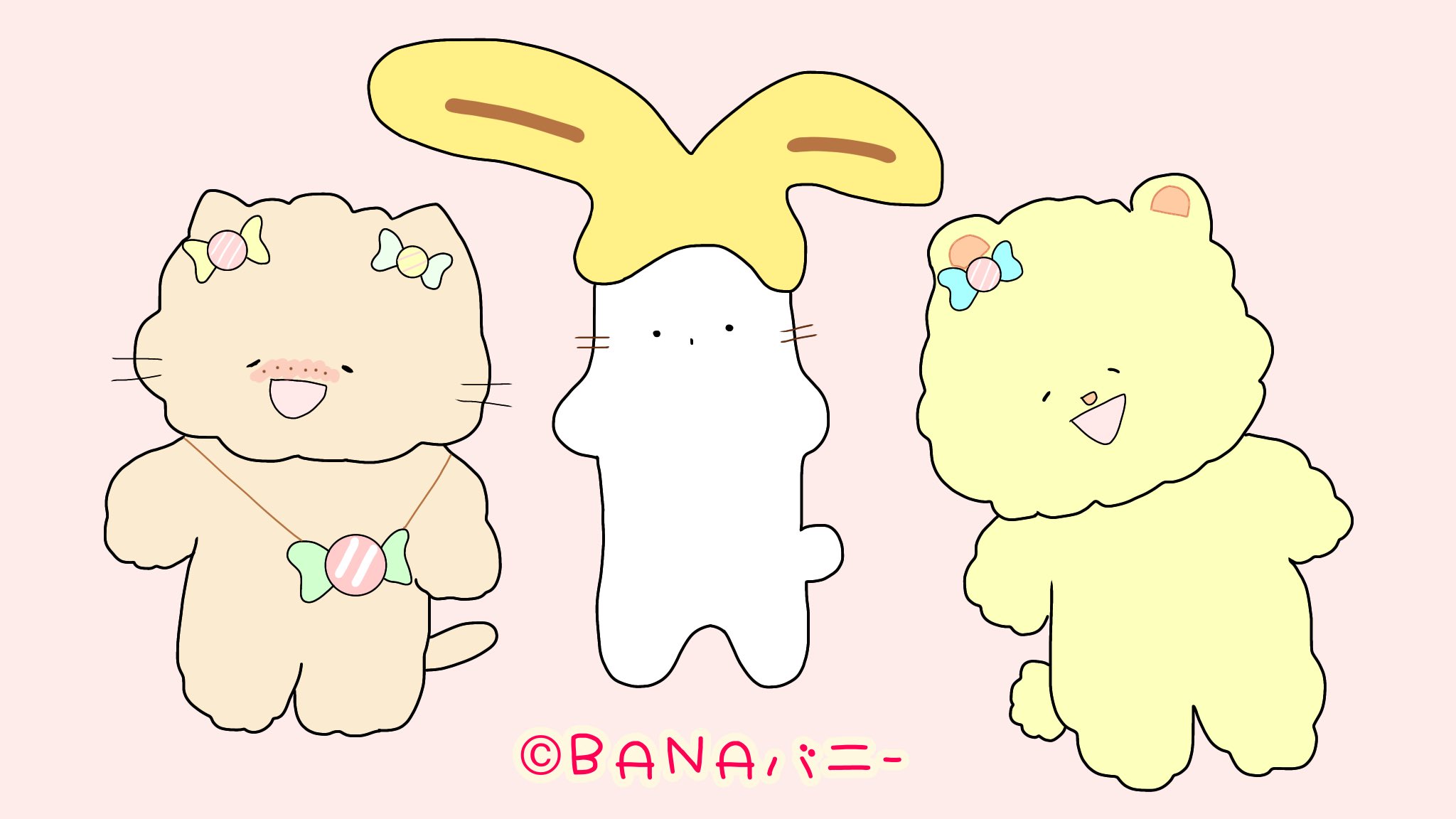 バナバニー Hello ｂａｎａバニー ドラえもん明日だった 今日は新しい仲間と一緒にお出かけ 可愛いキャラクター バナナキャラ うさぎキャラ オリキャラ イラスト好きさんと繋がりたい 猫好きさん ドラえもん T Co Cpxjtrwfon