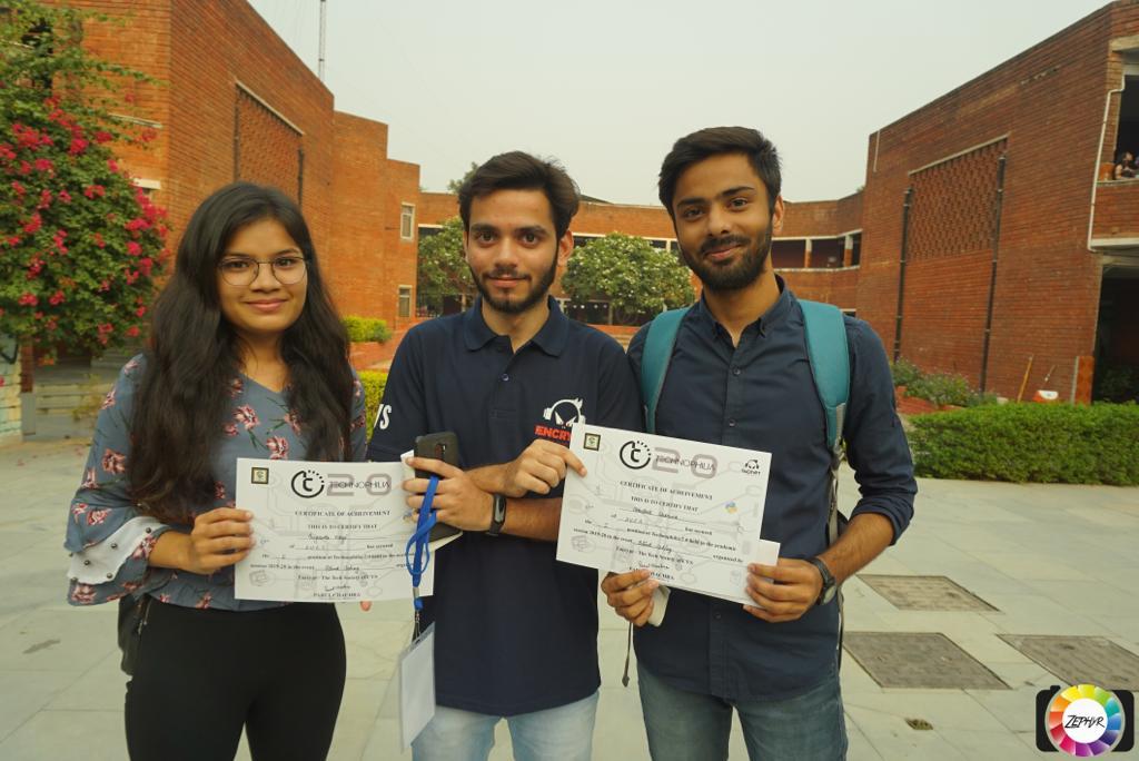 SMCCVSDU's tweet photo. #ENCRYPT-THE TECH SOCIETY of #College_of_Vocational_Studies has organized #TECHNOPILIA 2.0 on 16 October, 2019. It organised various events such as #Gaming #blind_coding, #debate, Comic hunt and Geek hunt. Students of different colleges participated and enjoyed the #event. https://t.co/xhMsIM1HMQ