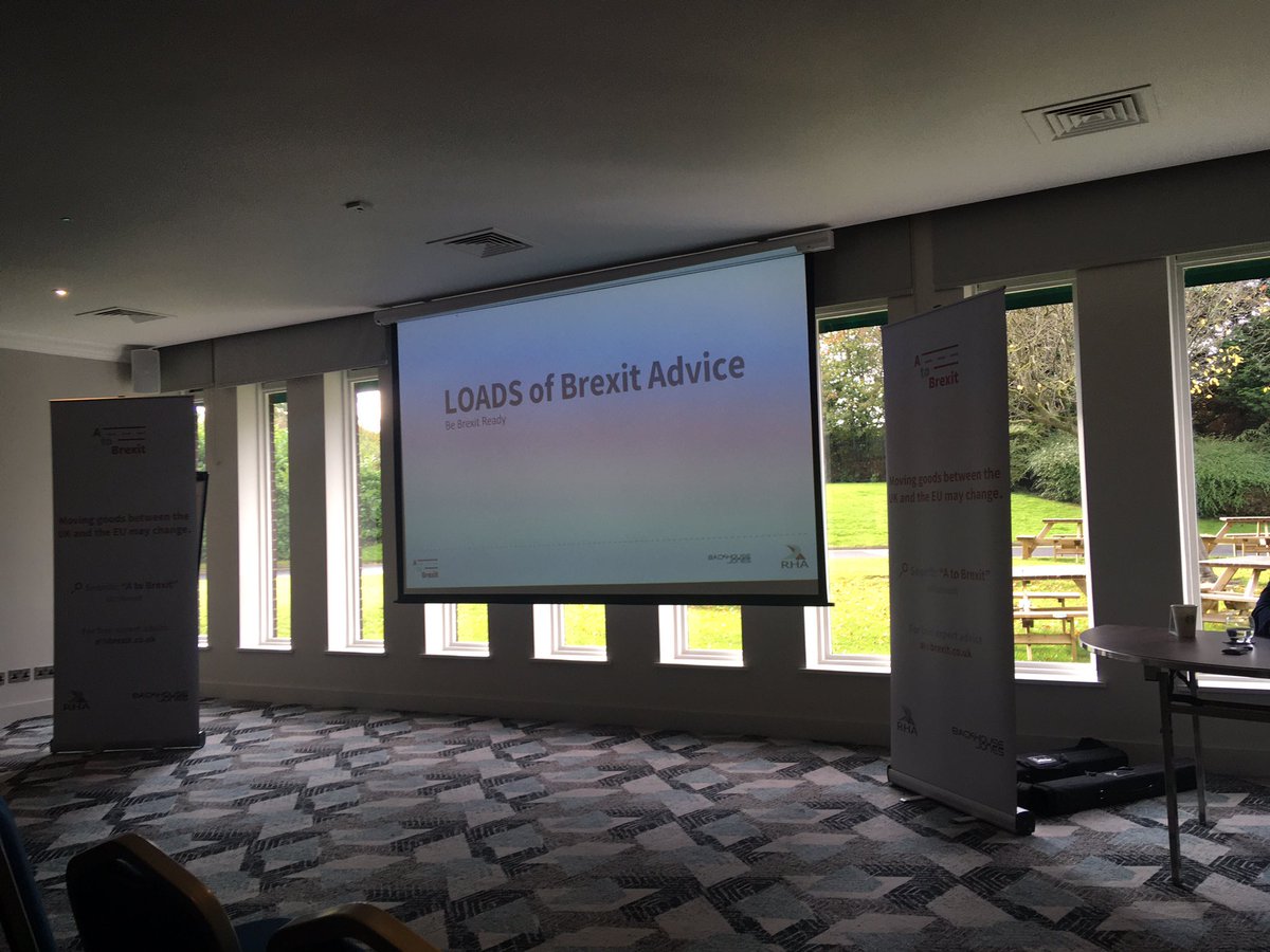 Loads of Brexit advice from <a href="/backhousejones/">Backhouse Jones</a> at the <a href="/RHANews/">RHA</a> @atobrexit seminar in Birmingham today!