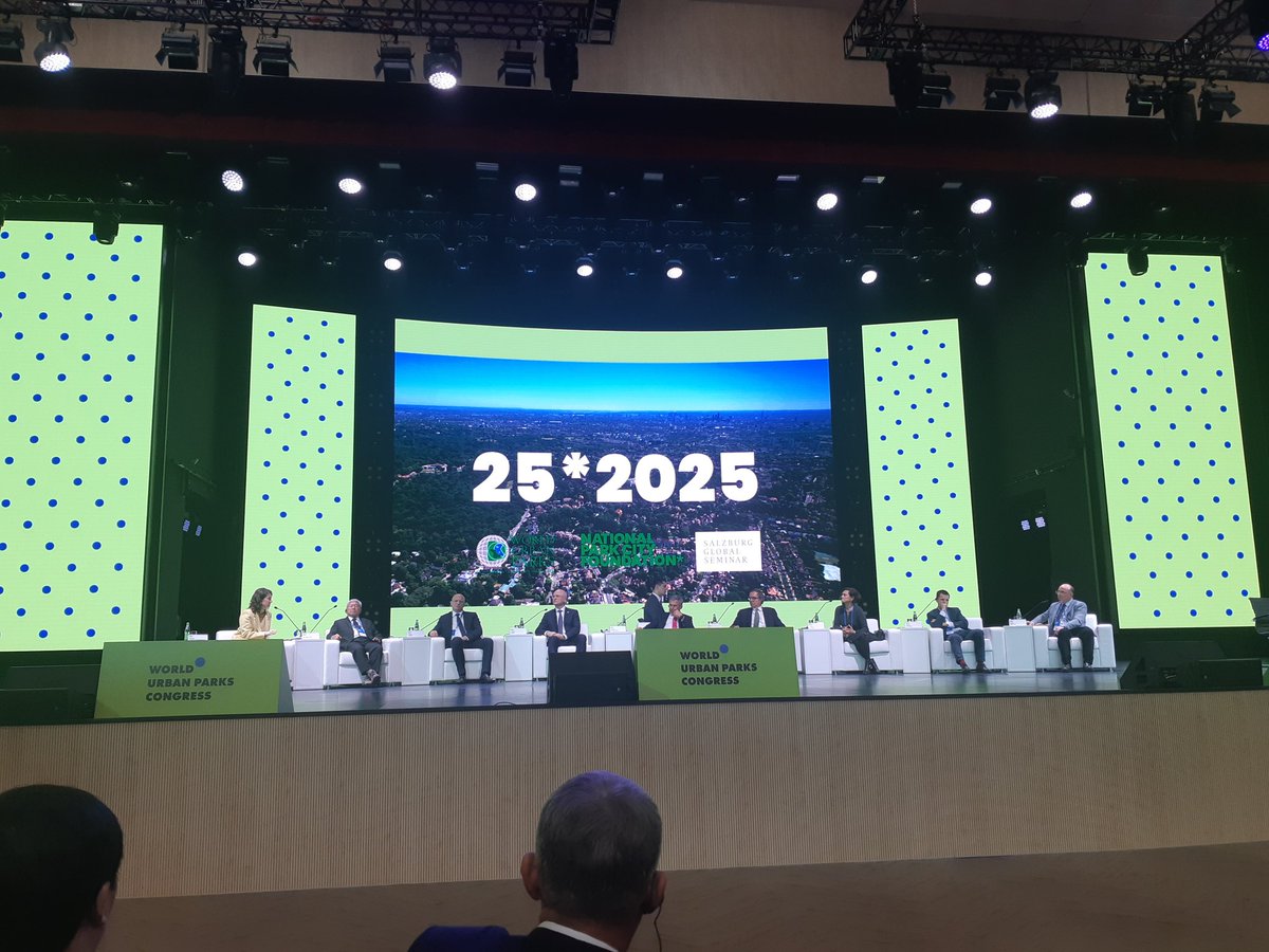 #25by2025? Why not? Chair of thr Europe Region Committee, Kevin Halpanny, shares #NationalParkCities at the opening #WUPKazan! @NatParkCityFdn