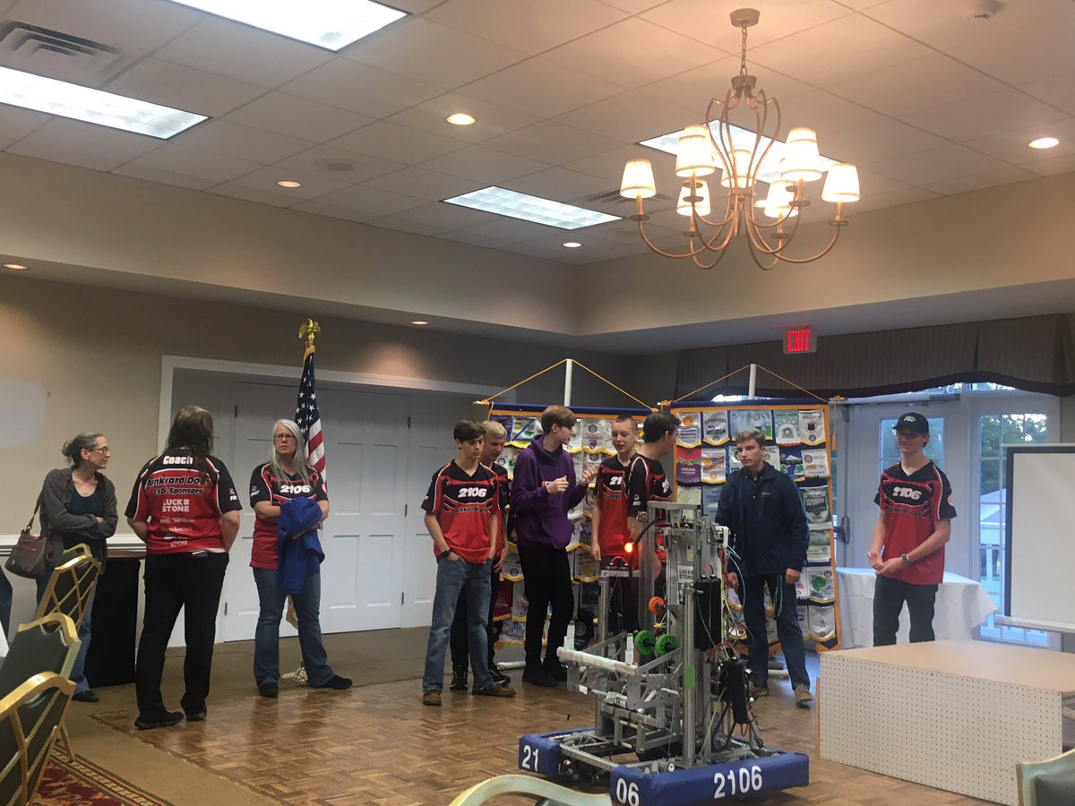 DrJRaley's tweet image. Thank you Goochland @Rotary for all of your support of our @DogsRobotics!