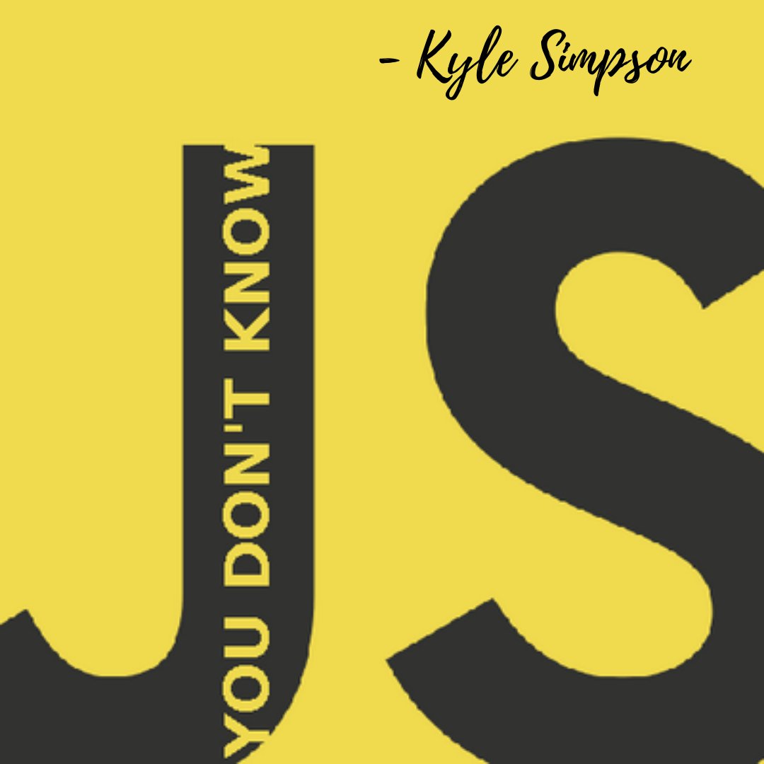 crowdshakti's tweet image. You Don't Know JS Yet (book series) - Kyle Simpson
This is a series of books diving deep into the core mechanisms of the #JavaScript language.
bit.ly/1mjj6yR
#CoreJS #YDNJSY #KyleSimpson #JavaScript