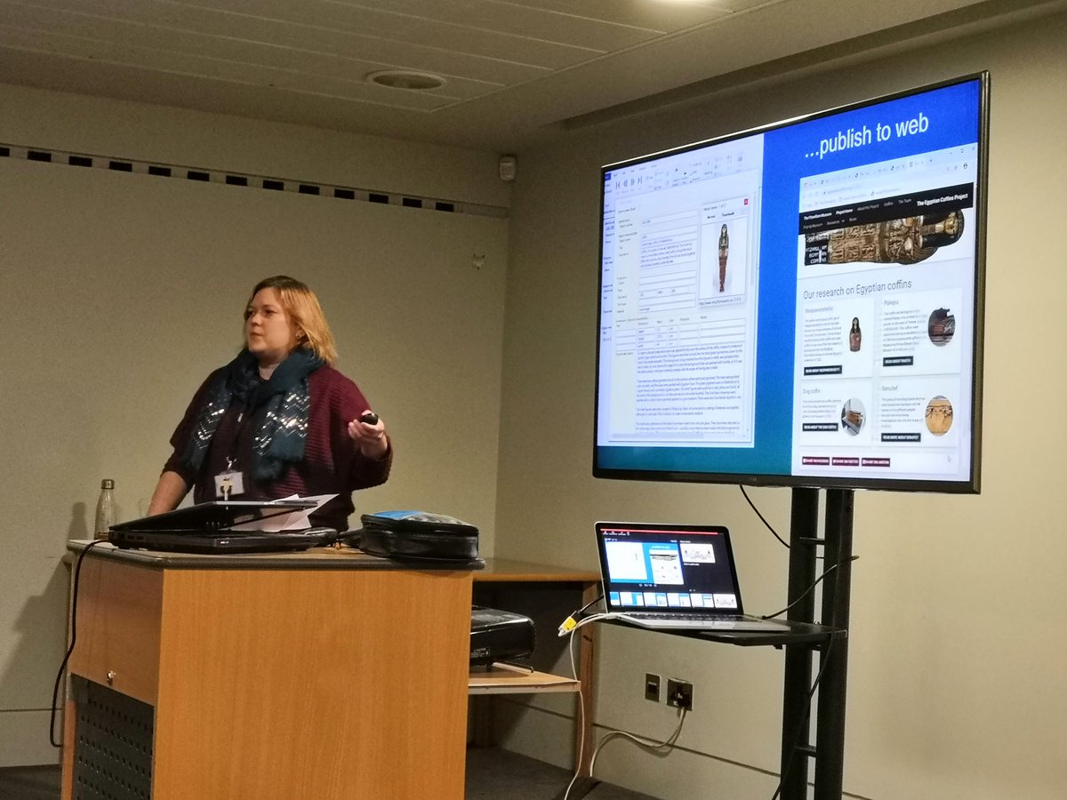 Rosie and coffins. Archaeology in the house.