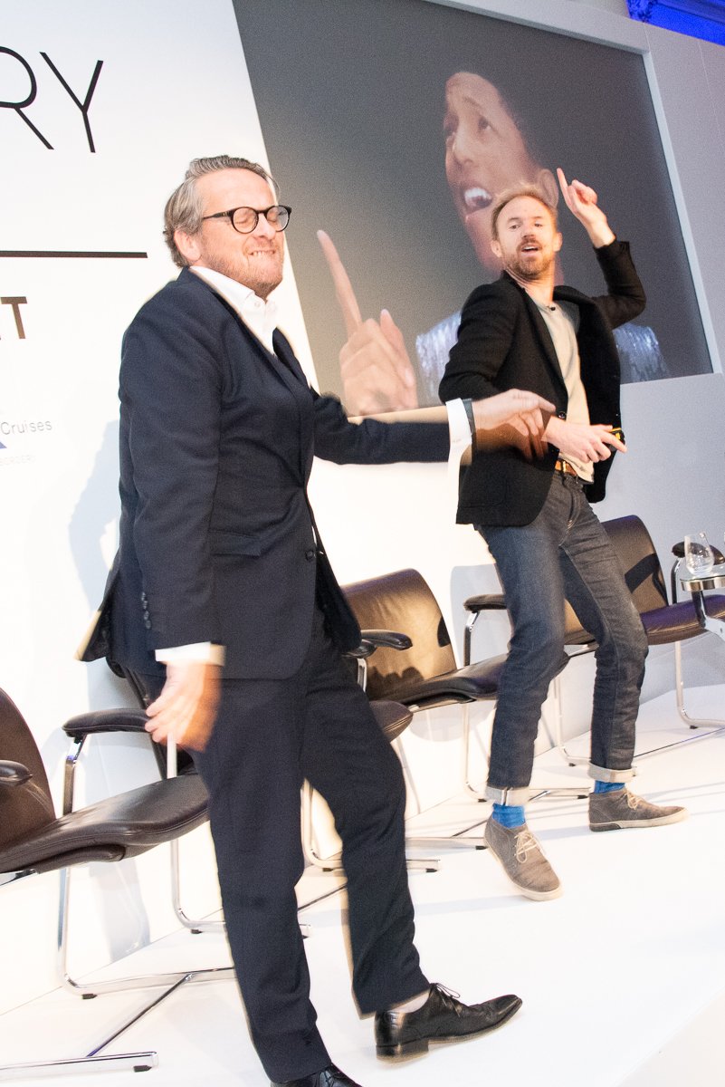 Love an interactive presentation me. Especially one that includes dancing.  Time well spent <a href="/DanielPearce/">Daniel Pearce 🇺🇦</a> <a href="/jameswallman/">James Wallman</a> #TTGluxurySummit