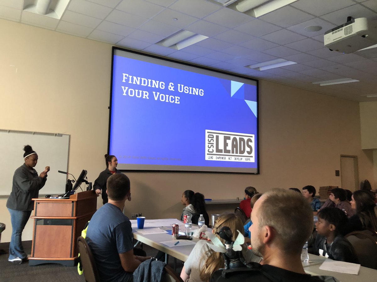 ChadLehrmann's tweet photo. First day of @LEADScsisd #LEADSEMPOWER went great!  Students are thinking of great ways to improve their campus culture in small ways AND big ways. (Since our theme is Empower, we were superheroes.) https://t.co/wh6q1rr8Ul