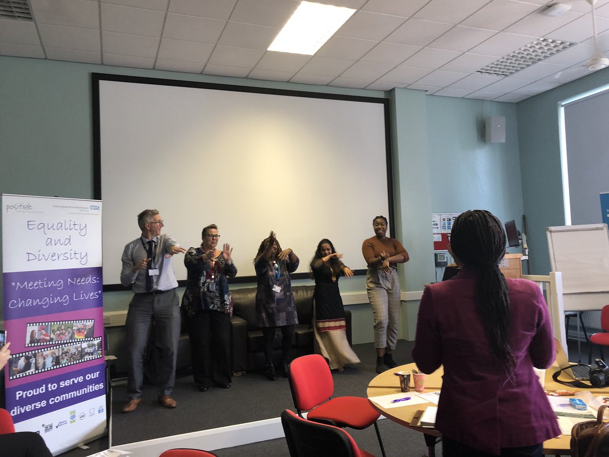 Breaking moves <a href="/equalnotts/">Equality, Diversity and Inclusion <a href="/NottsHealthcare/">Nottinghamshire Healthcare</a></a> @NottsHealthcare @BhmUK @truth_notts <a href="/AnnettMagore/">Annett Thandiwe Magore</a> @ <a href="/VickiRelay/">Vicki Watson</a> <a href="/PurityMasona/">Purity Masona</a> #BlackHistoryMonth #nottshcbme