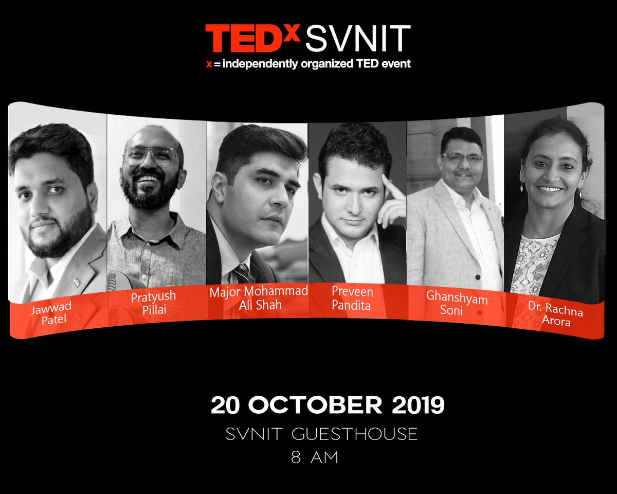 tedxsvnit's tweet photo. Hurry up ! 
Register now at https://t.co/pgulUFXdiO ! 

#ted #tedx #tedxsvnit #panorama #speakers #Register #Now https://t.co/Zuqbdb7o9V