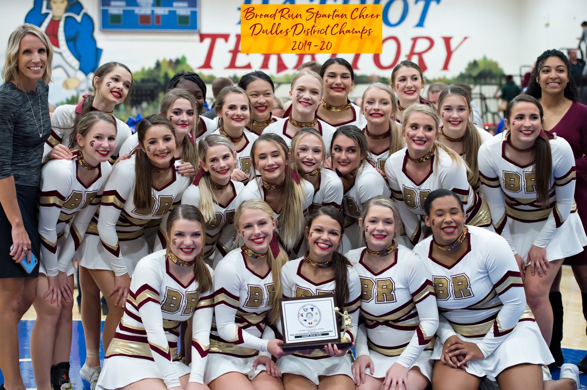 broadruncheer's tweet photo. District Champs!
Grateful for everyone that came out to support last night! Up next Regionals💪🏻♥️💛 https://t.co/OiSqRVC74F