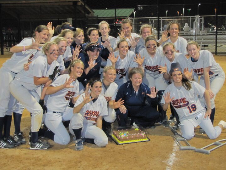 HopeCollegeSB's tweet photo. In Coach Wolters’ final season, the 2010 team went 20-18, and got 4th in the MIAA. Coach earned her 500th win, and ended her Hope SB career with a 515-320 overall record. Her impact on lives over the course of those 23 seasons and 835 games is immeasurable. #dutchball #history https://t.co/oeNGpVbCu7