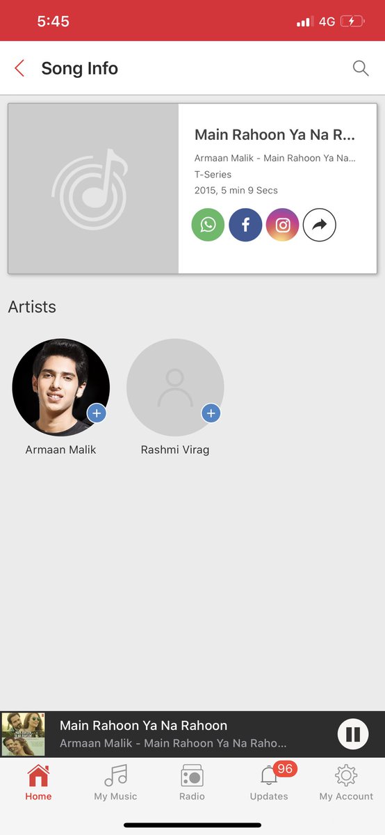 AmaalMallik's tweet photo. Composer ka bhi naam likh do kabhi @WynkMusic 🤣🤣 https://t.co/lBJyyaXNqW