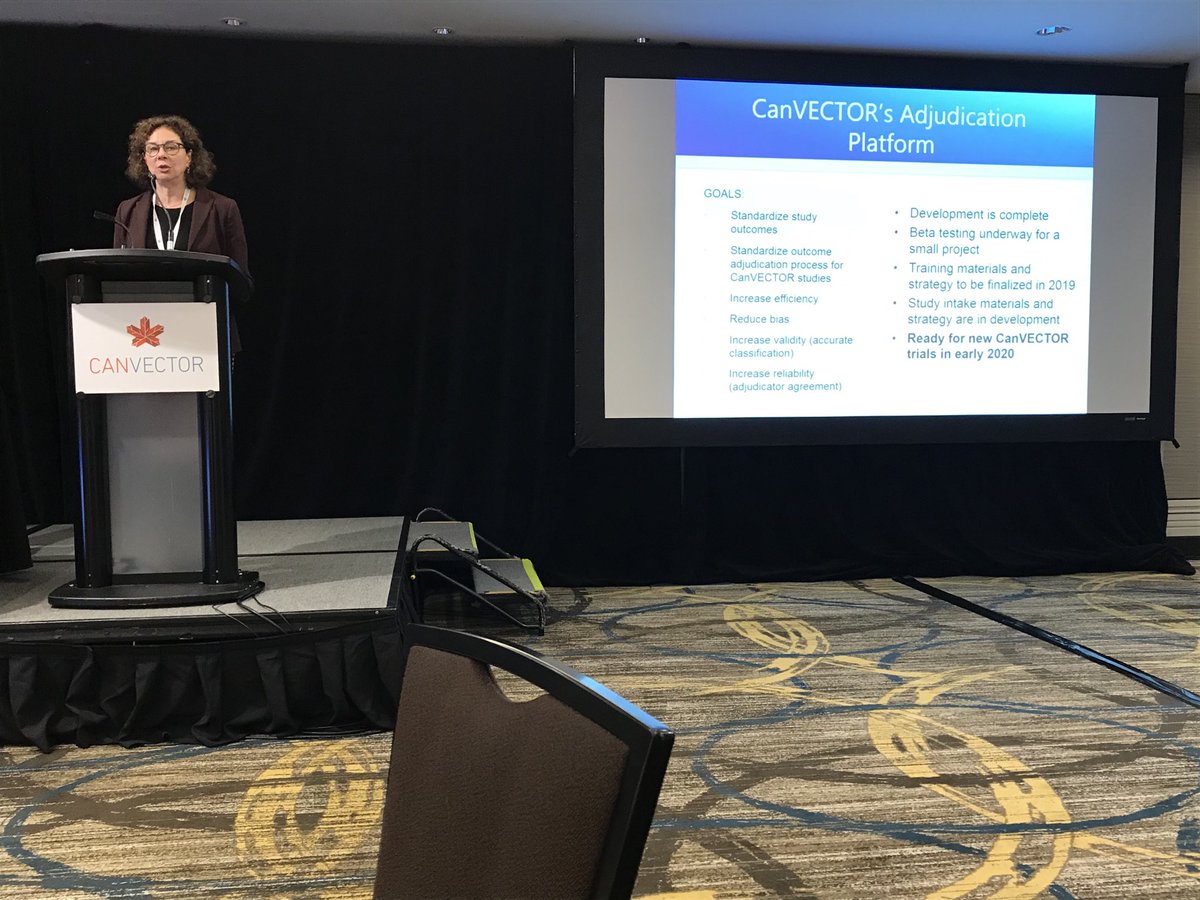 Marc Rodger (@rodgermarc) on Twitter photo Great <a href="/SusanRKahn1/">Professor Susan R Kahn</a> <a href="/canvector/">CanVECTOR Network</a> Co-Director giving state of the union/annual update of fantastic work and accomplishments over the last year! Lots of practice changing work in planning/conduct/publication/KT stages. All guided by excellent patient partners. Great <a href="/SusanRKahn1/">Professor Susan R Kahn</a> <a href="/canvector/">CanVECTOR Network</a> Co-Director giving state of the union/annual update of fantastic work and accomplishments over the last year! Lots of practice changing work in planning/conduct/publication/KT stages. All guided by excellent patient partners.