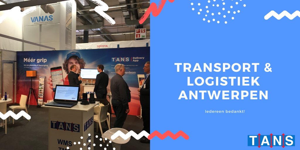 We hebben een succesvolle week gehad op de beurs in Antwerpen <a href="/TLA2019/">Transport & Logistics</a> , samen met partner <a href="/AventeonNL/">Aventeon</a>. Iedereen bedankt!