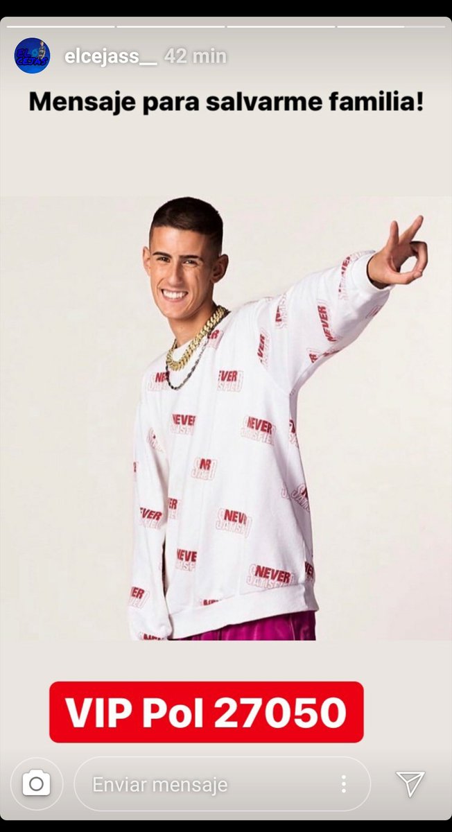 lojusto2018's tweet image. ENTRE TOD@S PODEMOS HECHAR A POL.

POL A SU CASA , FUERA EL MONTAJISMO 

VIP POL al 27050

VIP POL al 27050

VIP POL al 27050

VIP POL al 27050

VIP POL al 27050

VIP POL al 27050

      🔴  VIP POL al 27050 📱
      
#GHVIP180 
#SomosLaAudiencia180 
#FelizViernesATodos