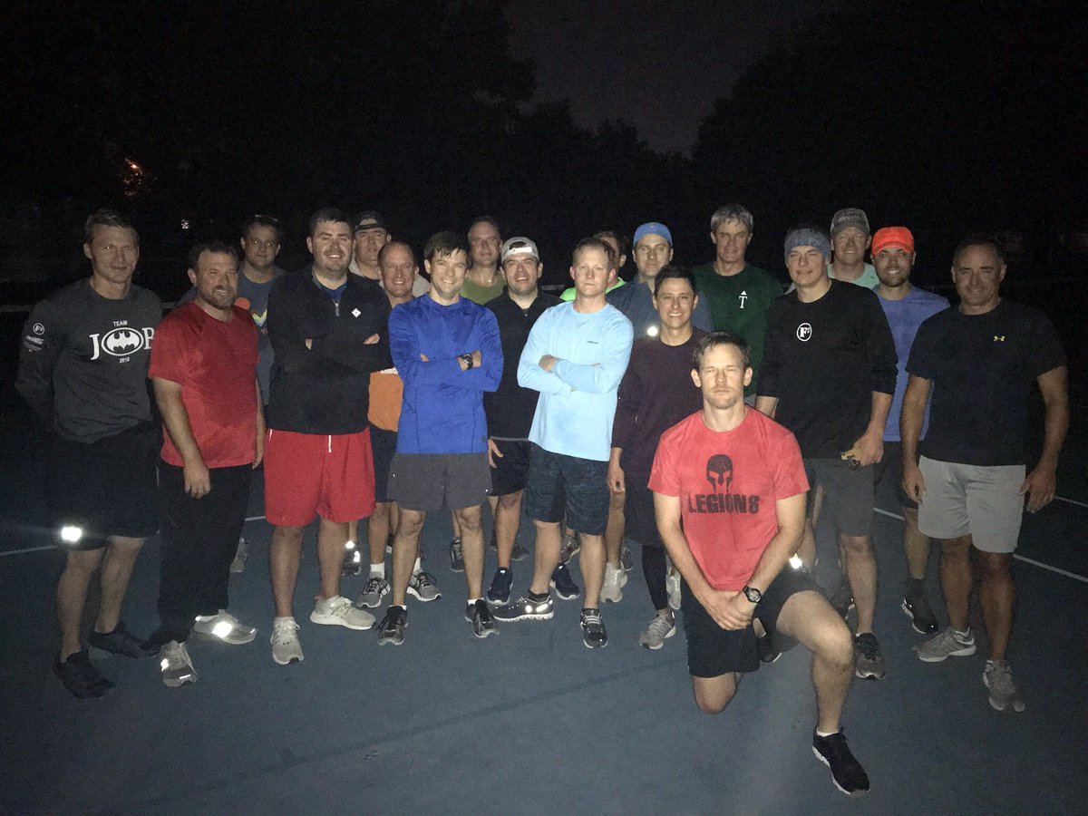 Great workout with <a href="/F3FTWORTH/">F3FTWORTH</a>   Thanks for the beat down and fellowship.  You’ve goat a great group of guys to get better with out here <a href="/KevinDLynch/">Kevin D Lynch</a>   Men got better <a href="/F3Birmingham/">F3Birmingham</a> #F3Counts