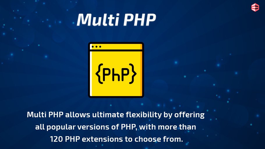 ServerCakeIndia's tweet image. Multi PHP allows ultimate flexibility by offering all popular versions of PHP, with more than 120 PHP extensions to choose from.
#PHP
#CloudLinuxOS  
#phpselector
#Phpextension
#MultiChoice 
#ServerCakeIndia