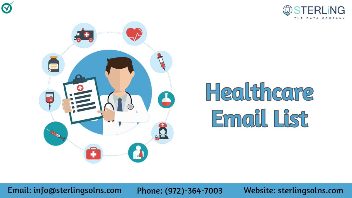 Struggling to find the updated Healthcare Email List for your upcoming campaigns. Contact us for more details and offers!

#Healthcare  #Database #B2B