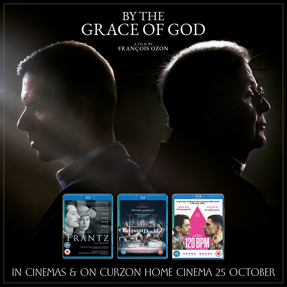 ifru_london's tweet photo. #FreebieFriday
RT and comment below to win a DVD bundle incl. #Frantz, #LAmantDouble, and #120BPM, courtesy of @ArtificialEye, upon the release of #ByTheGraceofGod by #FrancoisOzon from 25 Oct at #CinéLumière
👉 https://t.co/5E5VDUMWf7 https://t.co/BUWrfLw3qv
