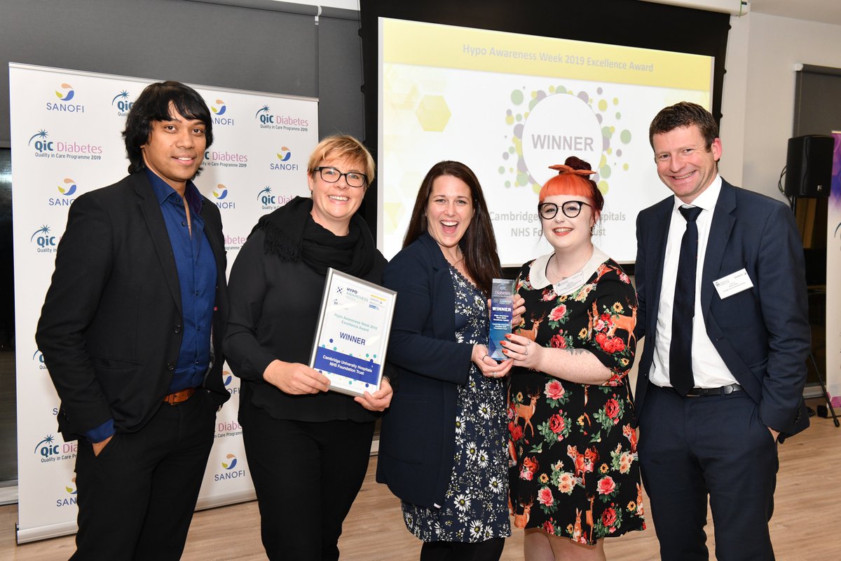 So proud of the #HAW2019 Excellence Award teams. The standard was exceptional. Here are the winners announced last night at #QiCDiabetes:
 
🥇@CUH_NHS & @Andrealake1984
🥈@WorcsHealthCare & @Amandaepps123 
🥉@Medway_NHS_FT
🥉@qehbham
🥉@WyeValleyNHS & @_ChristinaLange 

👏👏👏👏