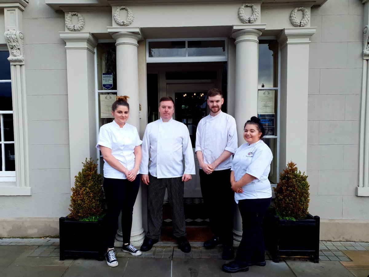 chefNo14's tweet photo. Past and Present, student briefing and pictures this morning at @14Georgian, tickets available from today, £28 lunch, 4 students cooking 4 coarses, 1pm Friday 25 th October  028 91 311106, booking essential https://t.co/sRYSgZP0rN