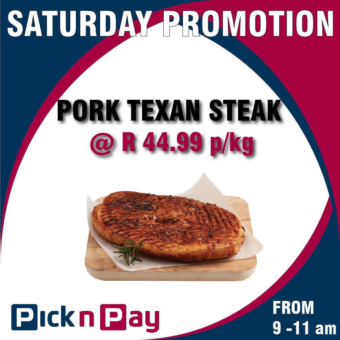 Pick ‘n Pay Vanderbijlpark on Twitter " SATURDAY DEAL Enjoy this