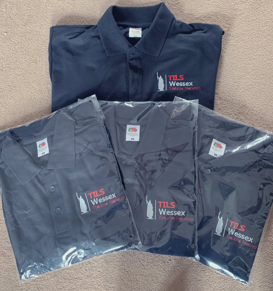 Sammi Gardiner (@sammigardiner) on Twitter photo Polo tops have finally arrived for the UHS <a href="/TILSuk/">TILS course</a> faculty featuring our brand new logo! #TILS #trauma #faculty #training #UHS
<a href="/UndecimoL/">Lori Undecimo</a> <a href="/A_L_Castro/">Ana Castro</a> <a href="/emmatabenor/">Emma Tabenor 💙</a> <a href="/karenegrant1/">Karen Grant 💙</a> <a href="/jennyloumilner/">Jennifer Milner</a> @AENurseUK Polo tops have finally arrived for the UHS <a href="/TILSuk/">TILS course</a> faculty featuring our brand new logo! #TILS #trauma #faculty #training #UHS
<a href="/UndecimoL/">Lori Undecimo</a> <a href="/A_L_Castro/">Ana Castro</a> <a href="/emmatabenor/">Emma Tabenor 💙</a> <a href="/karenegrant1/">Karen Grant 💙</a> <a href="/jennyloumilner/">Jennifer Milner</a> @AENurseUK