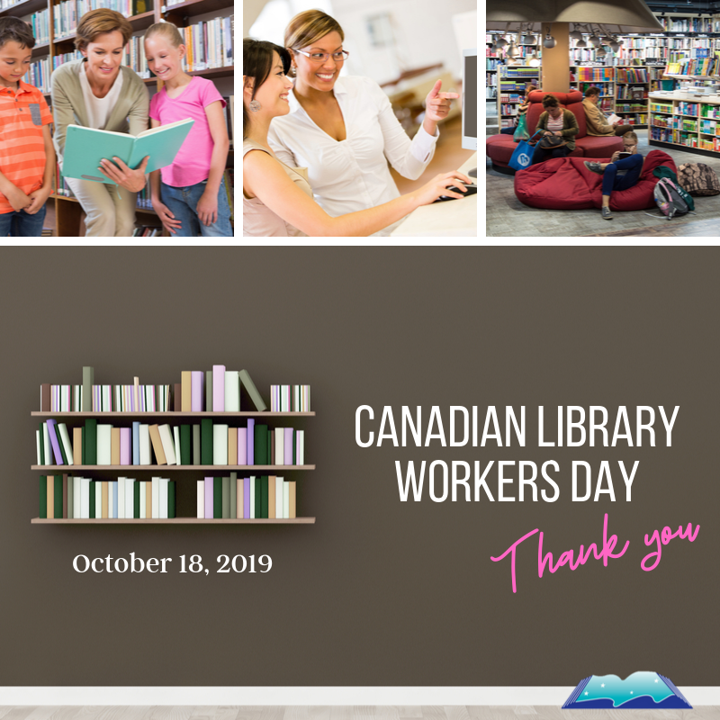 NLLS_Alberta's tweet photo. 'Canadian Library Workers Day is a day for Canadians to recognize the valuable contributions made by all those who work in & for the libraries that are integral to our communities.' ~ Canadian Federation of Library Associations #CLWD19 #NLLSlibraries https://t.co/UOSUeOB7vM
