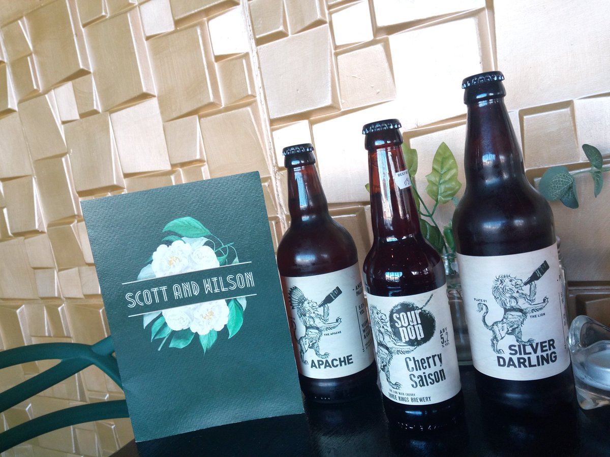 Fresh delivery of #CraftBeer from Euan <a href="/threekingsbeer/">Three Kings Brewery</a> for the weekend. Sour Pop (cherry saison) and our regular Apache and Silver Darling