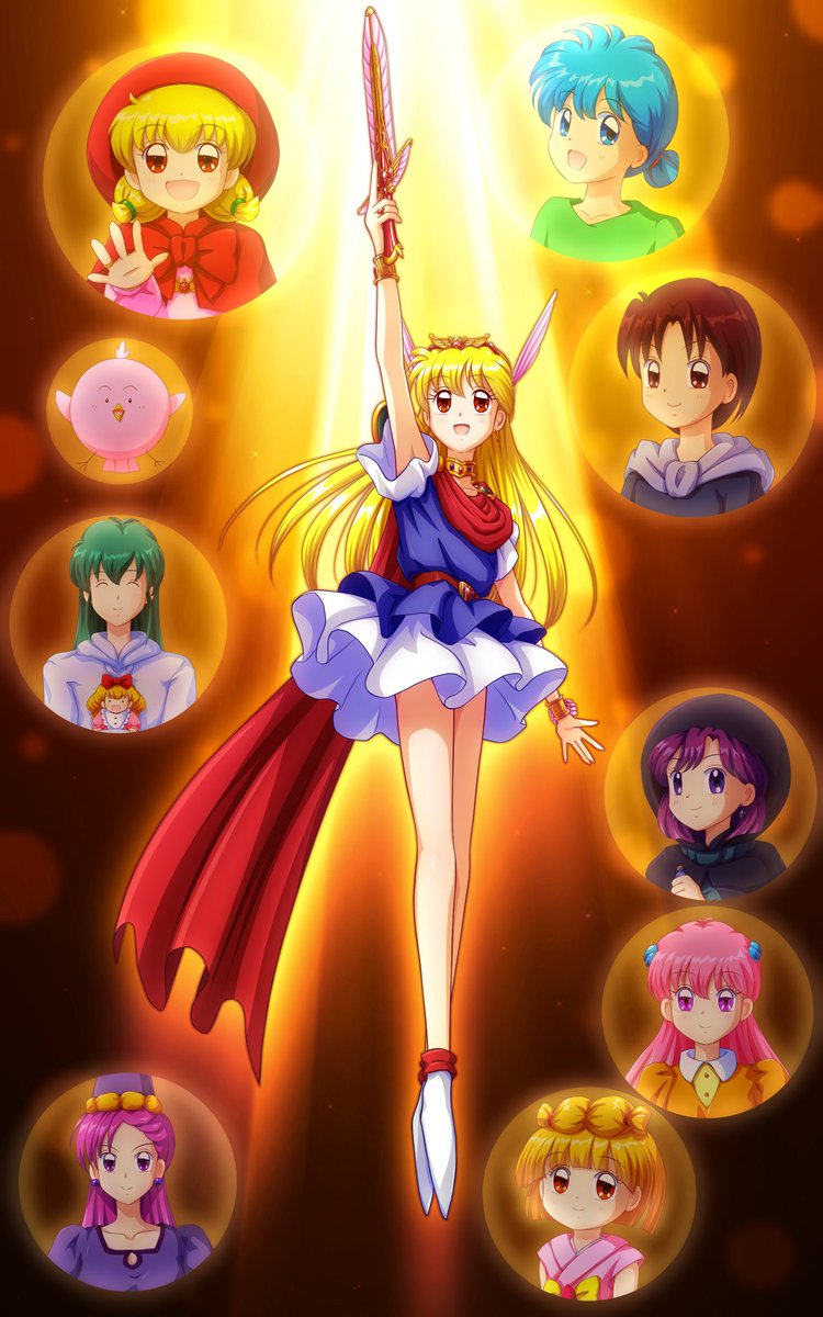 今回でpixiv500投稿目でした。マジカルプリンセスとチャチャたちを