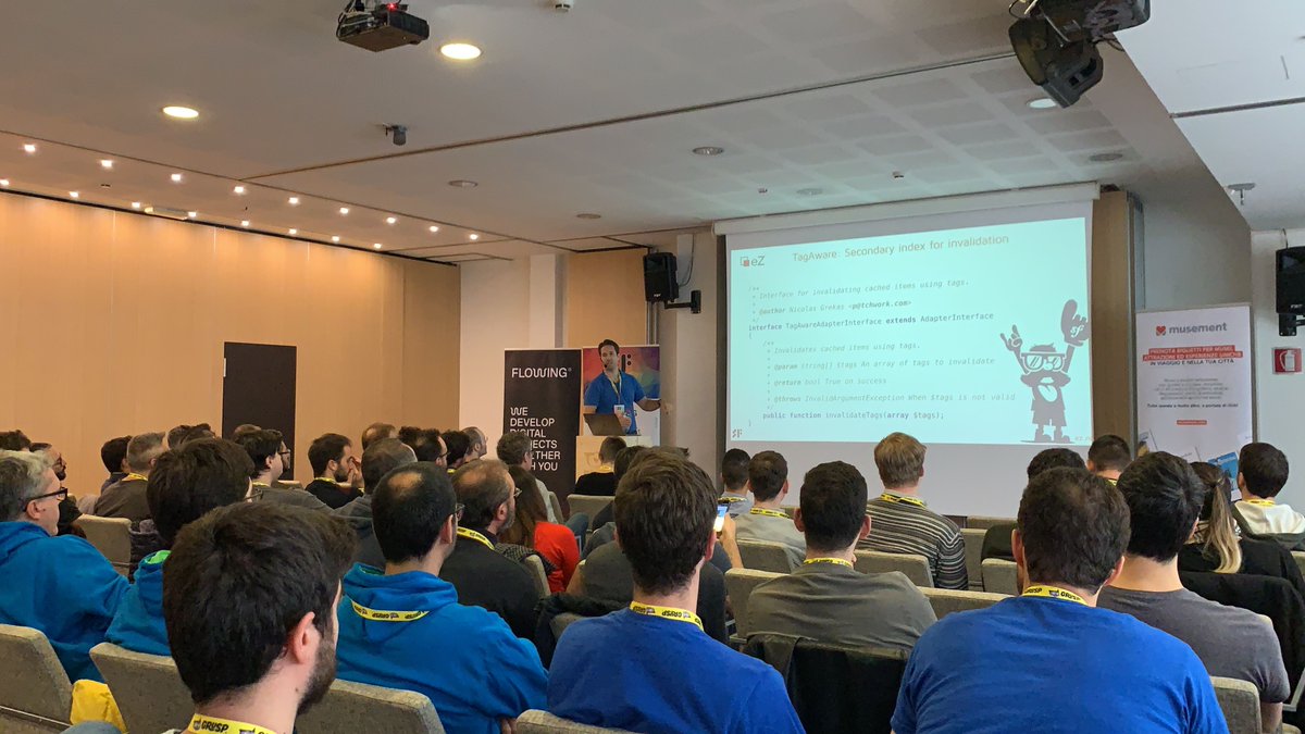 Locastic's tweet image. .@paulala_14 and @antonioperic are ready for their #APIplatform talk at @sfdayit.
They will showcase a few examples we built using API platform including a ticketing system for the world’s biggest bicycle marathon and a social network that's a mix of Tinder and FB Messenger.