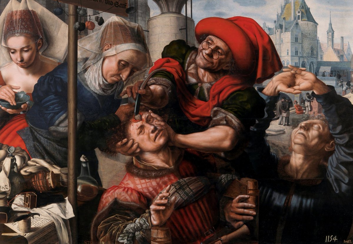PennArtHistory (@pennarthistory) on Twitter photo COLLOQUIUM TODAY - Anna-Claire Stinebring, PhD Candidate in the History of Art, "Strange Conversions: Jan van Hemessen's Hybrid Paintings” - 10.18.19 at 3:30pm, Jaffe Building, 113. Image: Jan van Hemessen, Stone of Folly, ca. 1540, oil on panel, 100 x 141 cm, Museo del Prado COLLOQUIUM TODAY - Anna-Claire Stinebring, PhD Candidate in the History of Art, "Strange Conversions: Jan van Hemessen's Hybrid Paintings” - 10.18.19 at 3:30pm, Jaffe Building, 113. Image: Jan van Hemessen, Stone of Folly, ca. 1540, oil on panel, 100 x 141 cm, Museo del Prado