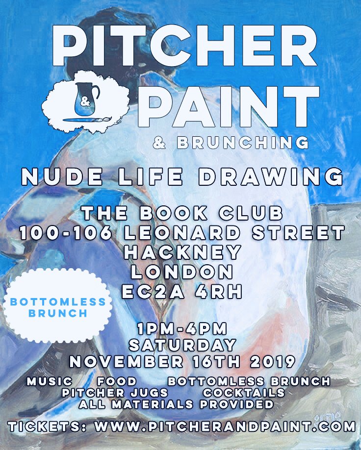 PitcherAndPaint's tweet photo. We’ve been listening to your feedback...and we’re pleased to announce that we’ll be bringing #PitcherAndPaint to you on Saturdays! 

Starting with the 16th of November. 

We will also be offering a bottomless brunch option. Brunch Tickets will be out on Monday afternoon. https://t.co/ZwHKXvindM