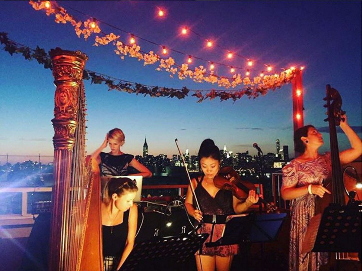 LondonElecOrchestra (@leorchestra) on Twitter photo One of our best memories in NYC (summer ’16) .. missing the <a href="/OutputClubBK/">Output Club</a> rooftop!
Brooklyn, we’re so excited to be back - see you in 4 days at <a href="/publicrecordsny/">public records</a> 💥🎻💥
<a href="/Kate_Simko/">Kate Simko</a> <a href="/ValeriaHarpist/">Valeria Kurbatova</a> <a href="/KamilaBydlowska/">Kamila Bydlowska</a> over from London One of our best memories in NYC (summer ’16) .. missing the <a href="/OutputClubBK/">Output Club</a> rooftop!
Brooklyn, we’re so excited to be back - see you in 4 days at <a href="/publicrecordsny/">public records</a> 💥🎻💥
<a href="/Kate_Simko/">Kate Simko</a> <a href="/ValeriaHarpist/">Valeria Kurbatova</a> <a href="/KamilaBydlowska/">Kamila Bydlowska</a> over from London