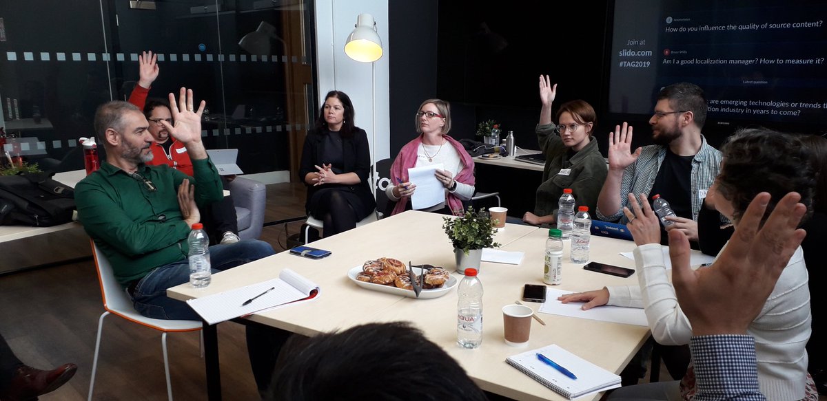 esther_curiel's tweet photo. Discussing quality of source text challenges at the Dublin Localization Unconference #Locunconf #TalkLoc https://t.co/uzFHJv8x5D