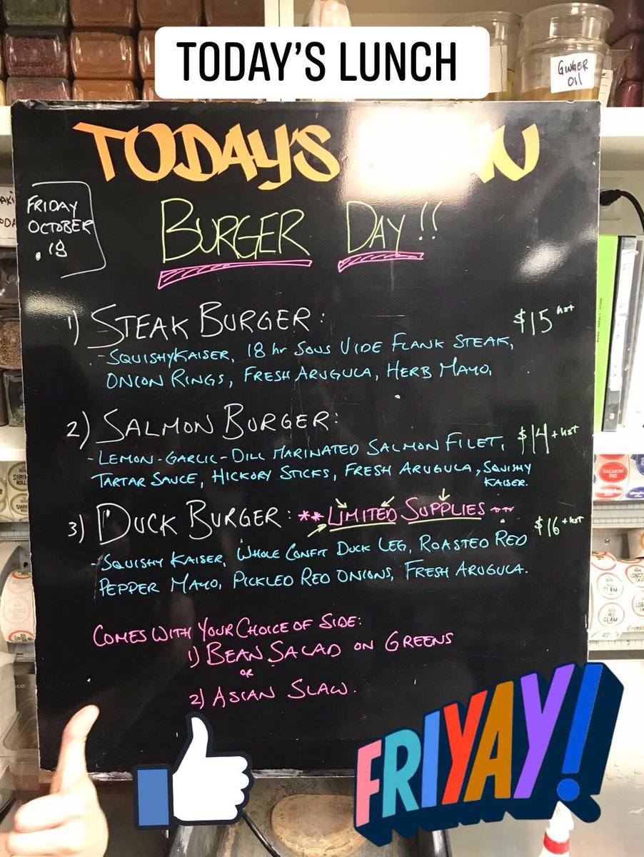 Look no further for your lunch today. 
Queen&amp;O’Connor is where you’ll find it.