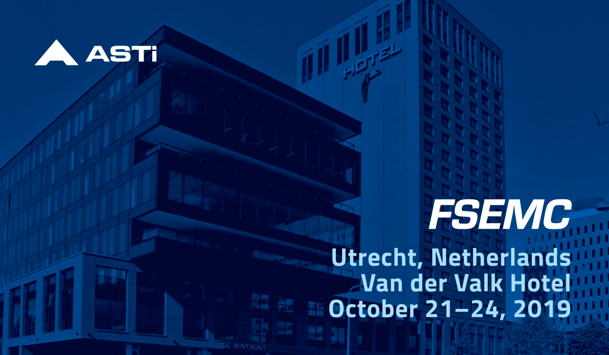 astiusa's tweet photo. We'll see you on Monday at the Flight Simulator Engineering and Maintenance Conference #FSEMC in Utrecht, Netherlands. We're looking forward to discussing solutions for #SimulationandTraining with you.
#FSEMC19
@SAEITC https://t.co/728GLsV98h