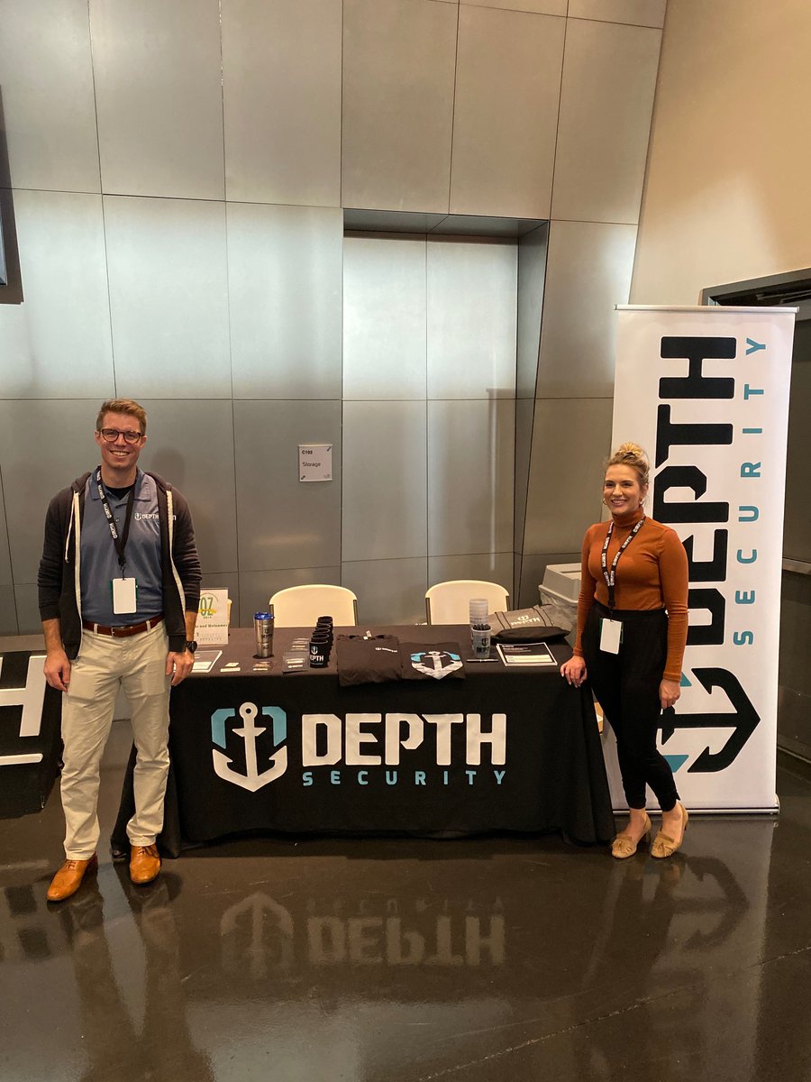 depthsecurity's tweet image. We’re stoked to be at OzSec in Wichita, KS today. Also back by popular demand is the Depth CTF!!!! @OzSecICT #depthsecurity #ifthereisawayinwewillfindit #infosec #Wichita @fang0654