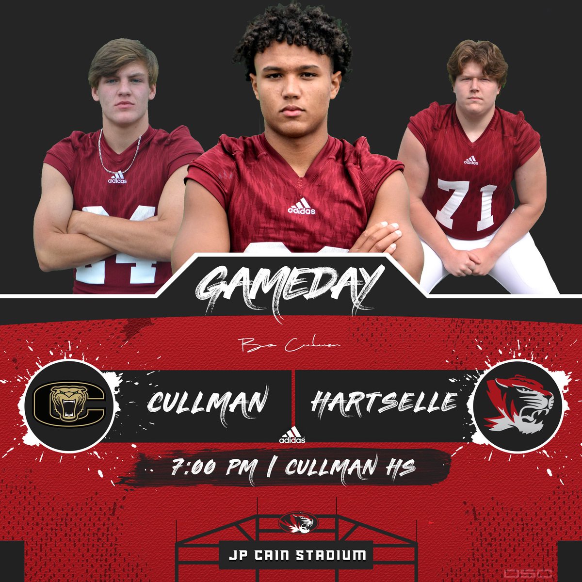 GAMEDAY! 

Travel with us to Cullman as this game decides the 3rd and 4th seed in the playoffs! We need all of our fans there!

#WeAreHartselle