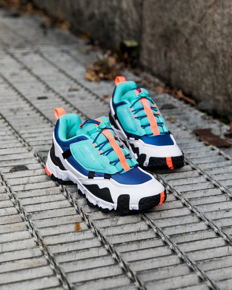 WEST147's tweet photo. When #trailrunning exploded in the early 2000s, @PUMA wanted in. Enter: the #Trailfox. Re-designed for a new era of fashion-forward functionality and utility, the Trailfox #Overland is as ready for the trail as it is for the streets. Available now online and in-store. https://t.co/9Fqk6Dcuzc
