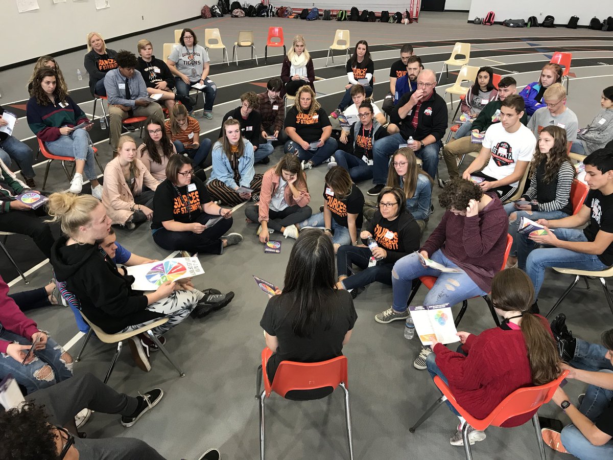 WCHSDream's tweet image. WCHS Sources of Strength Peer Leaders and Adult Advisors sharing stories of strength! ⁦@WCHSDream⁩ #wcsmission #hopehelpstrength