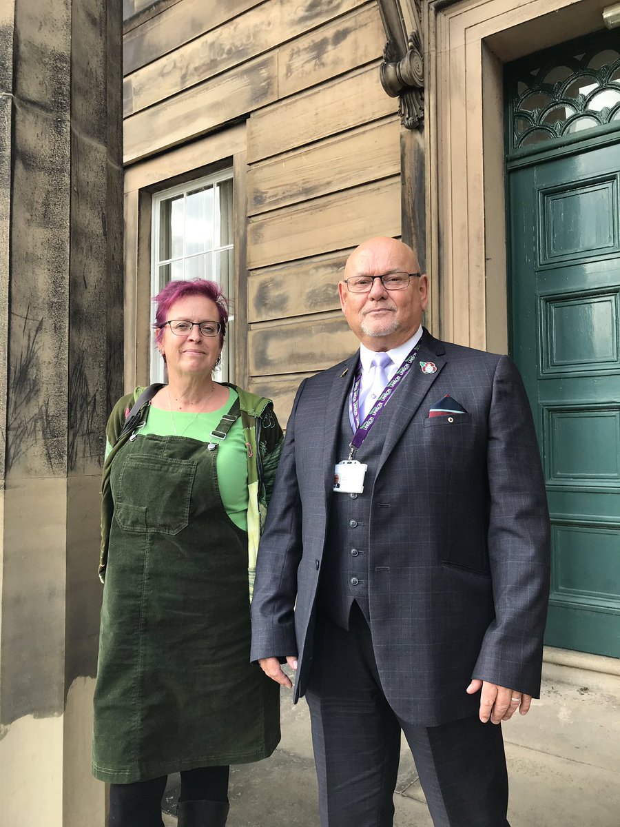 Today we are celebrating #worldmenopauseday2019 did you know we are the first Trust to launch a staff menopause policy in partnership with Unison? Pictured are Liz Walsh, menopause champion and Dave Waddington, menopause lead. Find out more on our staff website!